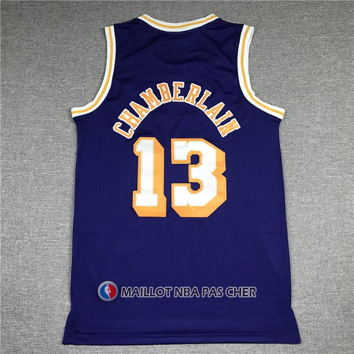 Maillot Los Angeles Lakers Wilt Chamberlain Mitchell & Ness 1971-72 Volet